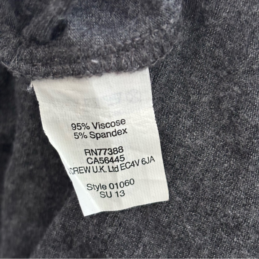 Madewell Women’s Sleeveless Racerback Heather Gray Side Slit Maxi Dress Medium - Picture 12 of 15
